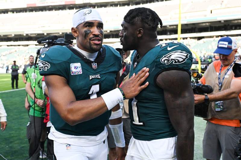AJ Brown Addresses Relationship with Jalen Hurts