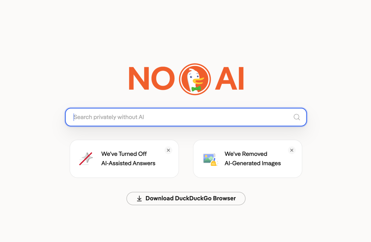 DuckDuckGo Launches 'No-AI' Search Extensions for Chrome and Firefox