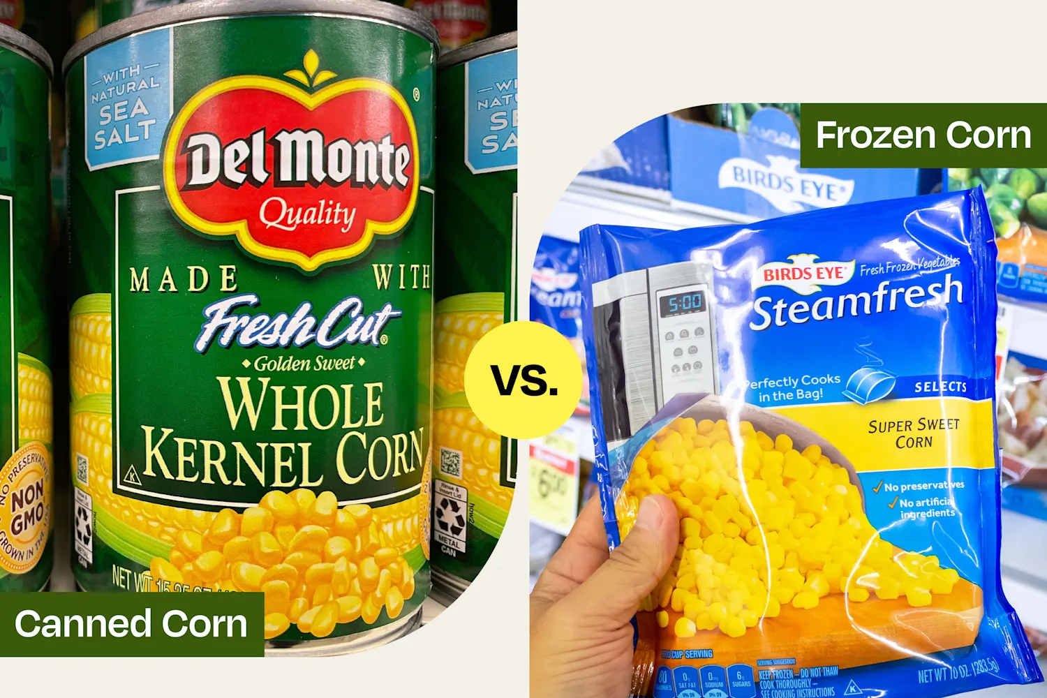 Experts Compare Canned and Frozen Corn on Ingredients, Price, and Versatility