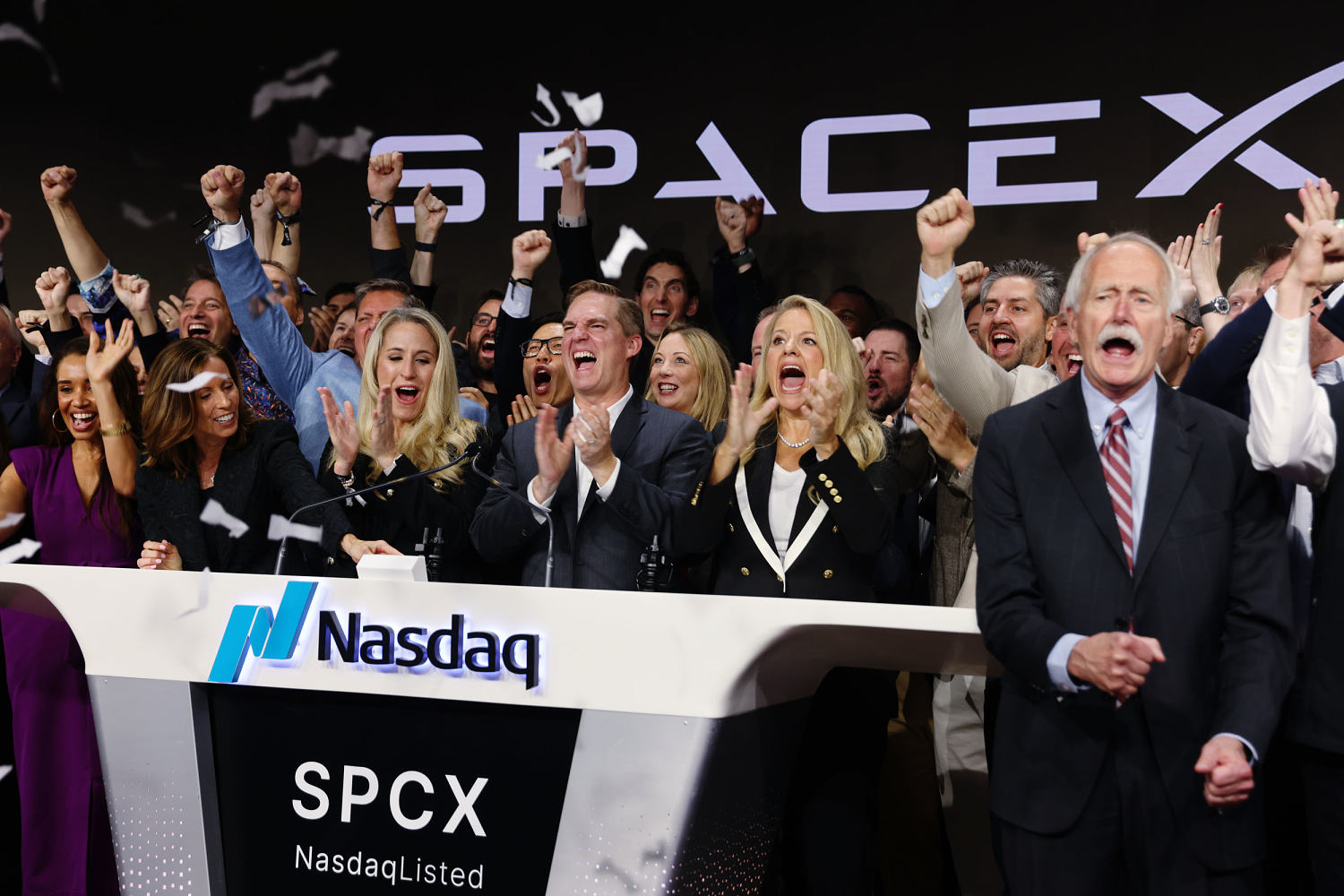SpaceX Stock Surges in Trading Debut, Making Elon Musk a Trillionaire
